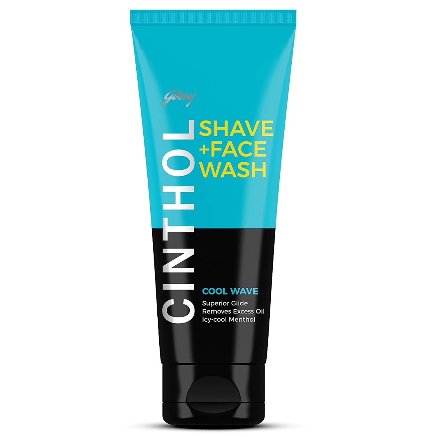 Cinthol 2-in-1 Shaving Cream + Face Wash - COOL WAVE, 50gm