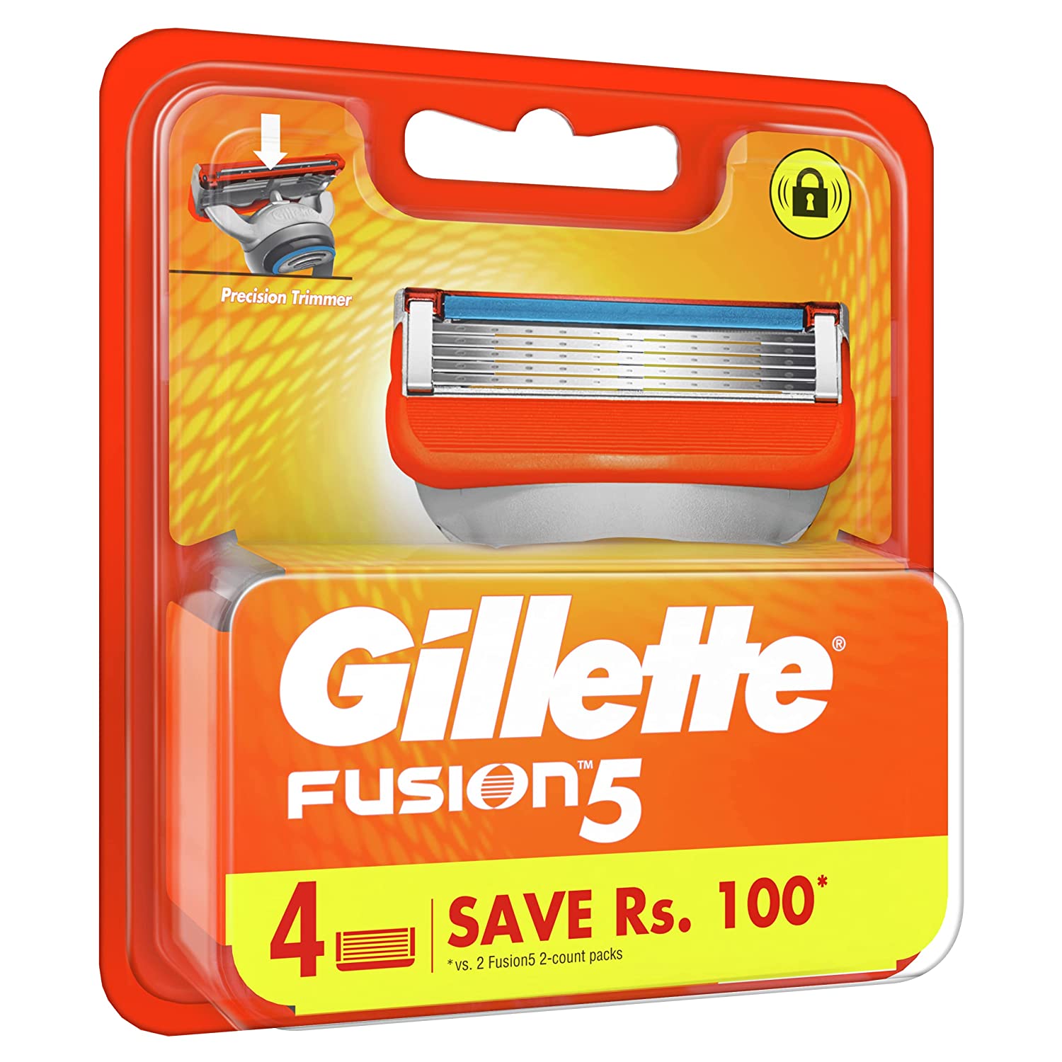 Gillette Fusion Manual Shaving Razor Blades - 4s Pack (Cartridge)