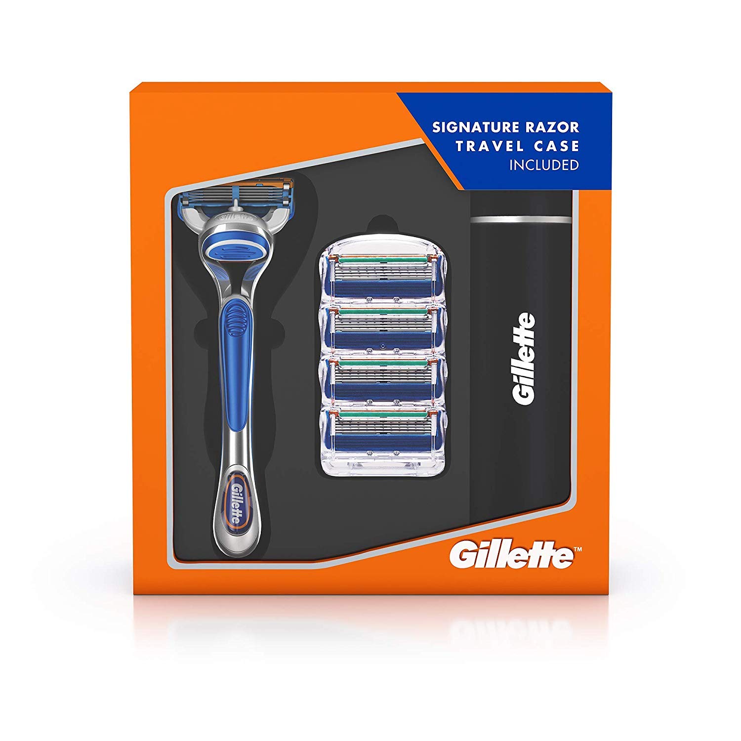 Gillette Fusion Signature Razor Set Gift Pack