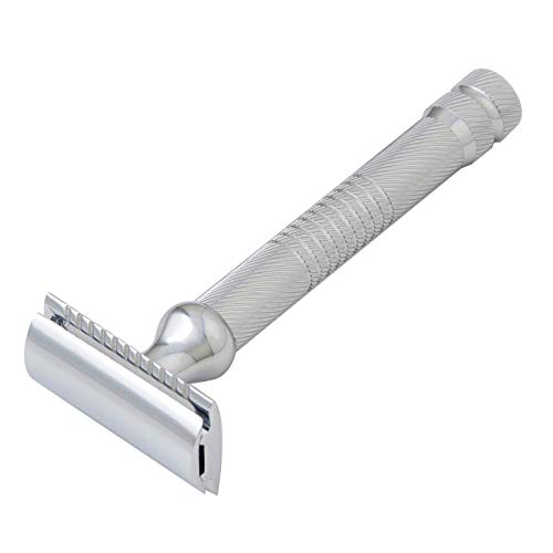 Pearl Shaving Double Edge Safety Razor SHD-27 (Close Comb,Chrome)