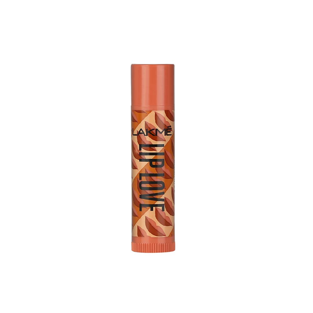 Lakme Lip Love Chapstick, Caramel, Lip Balm With Spf 15, 4.5 gm