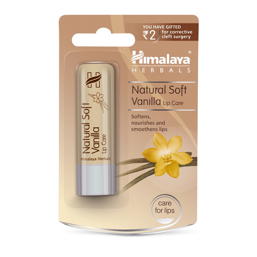Himalaya Natural Soft Vanilla Lip Care, 4.5gm