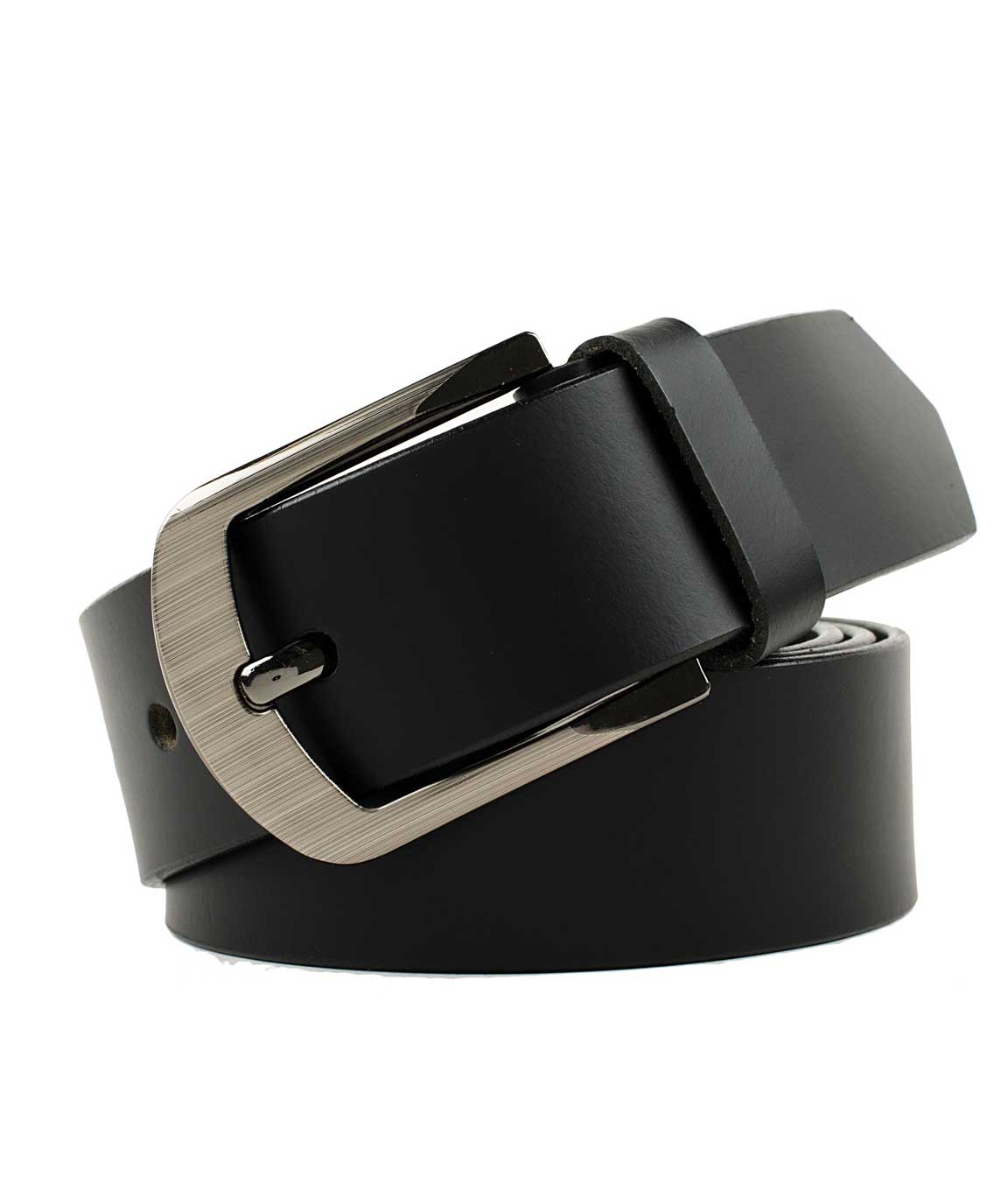 Winsome Deal Black Leather Formal Belt For Men`s