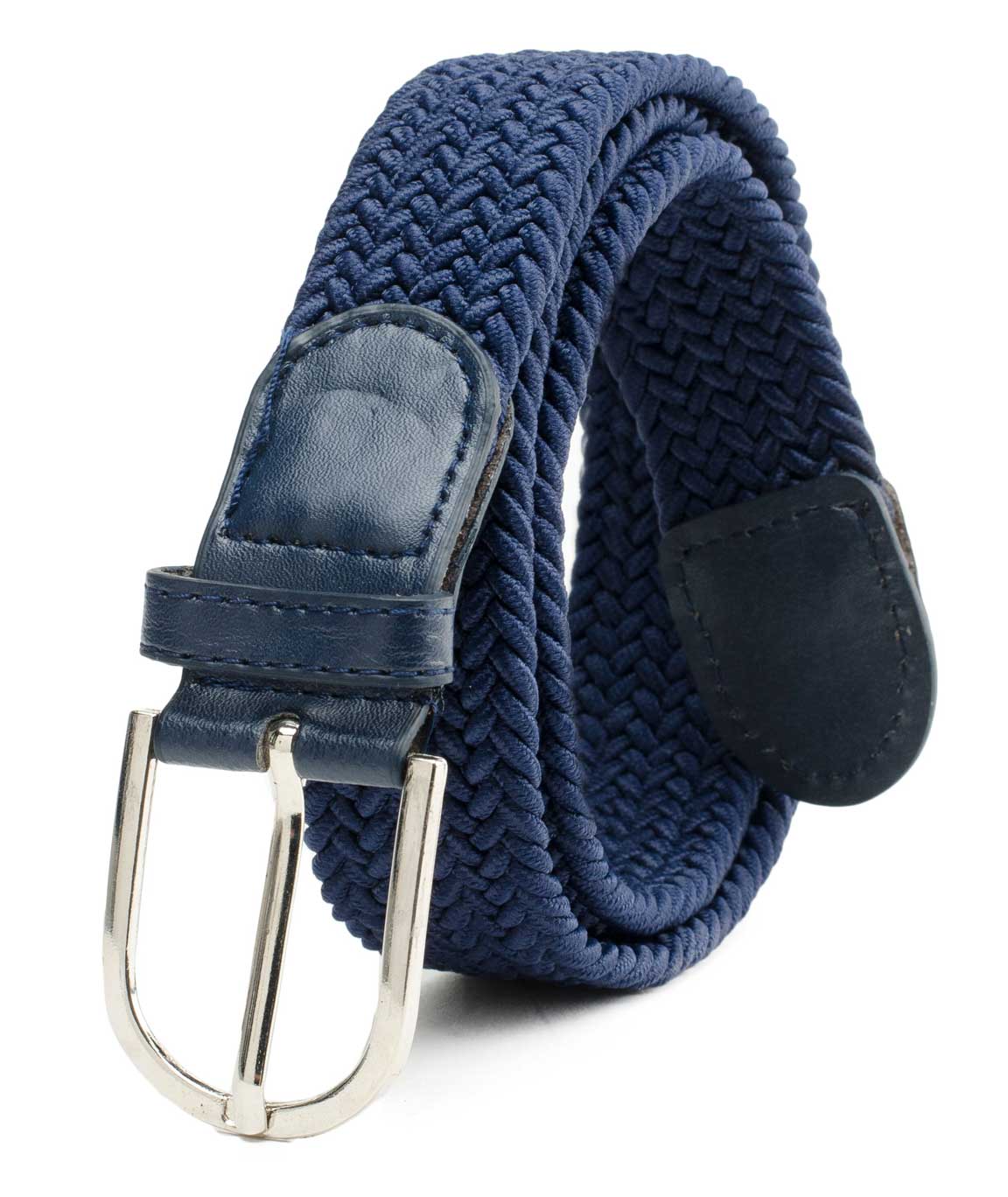 Winsome Deal Blue Leather Casual Belt For Men`s