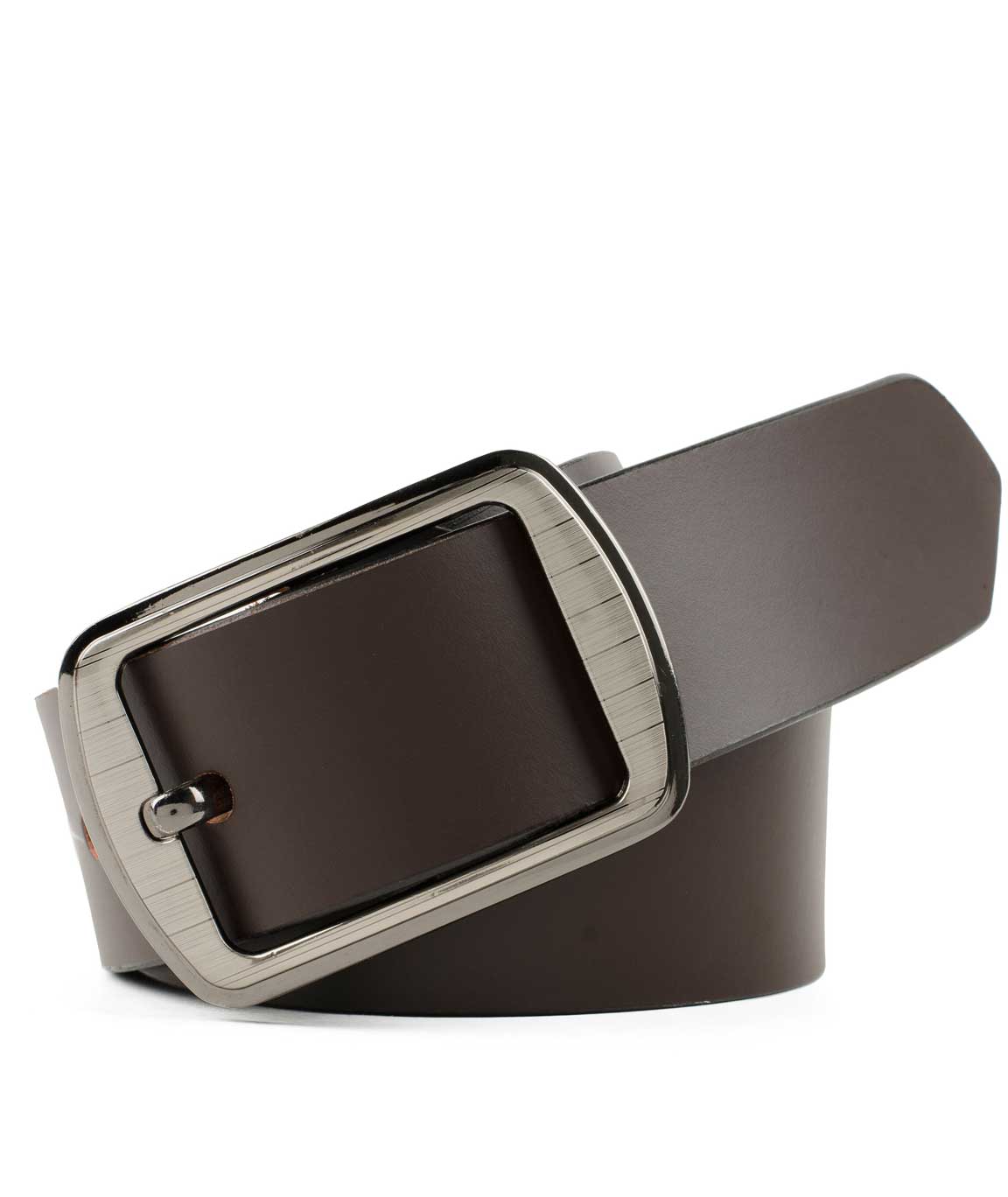 Winsome Deal Brown Leather Formal Belt For Men`s