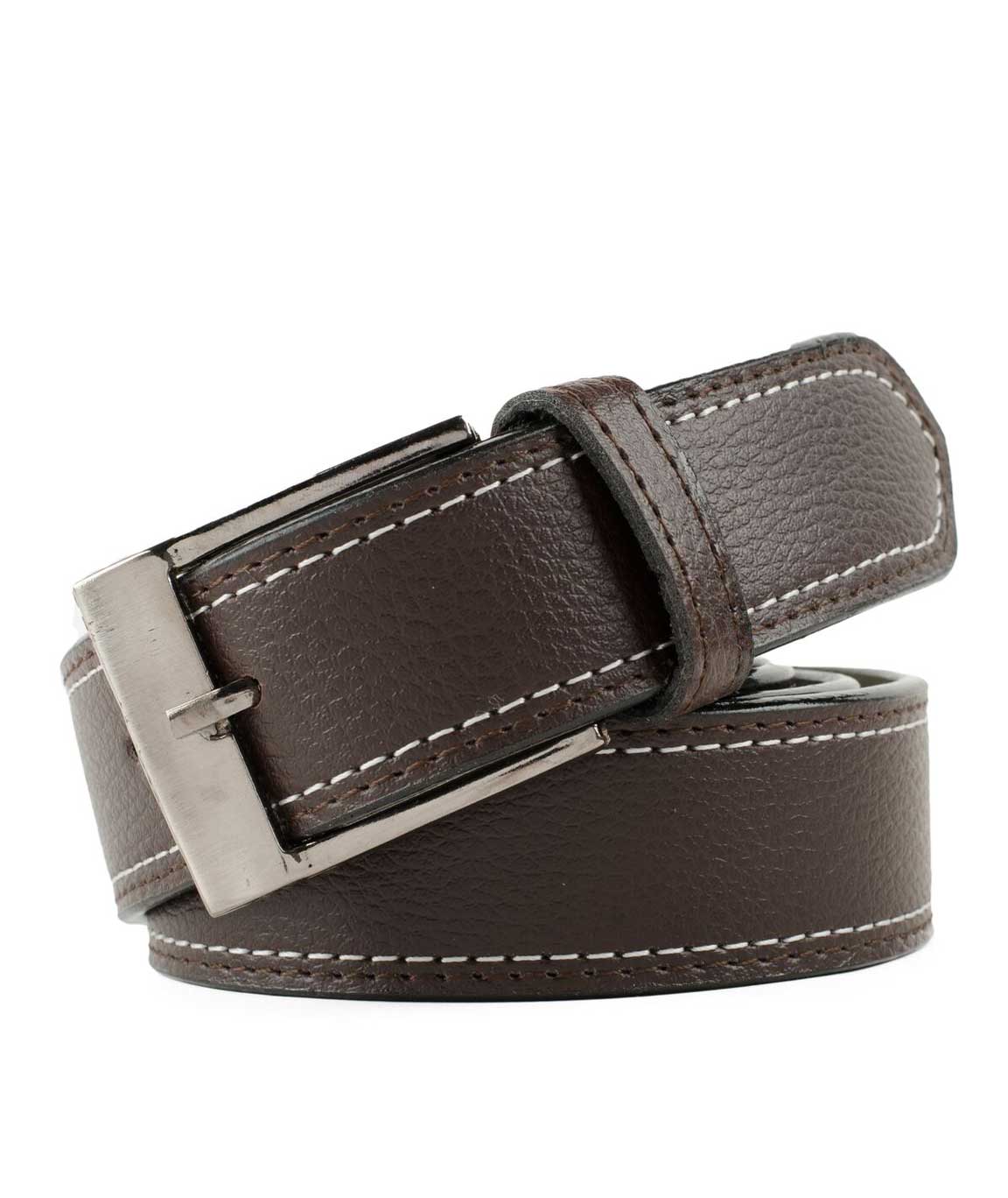 Winsome Deal Brown Leather Formal Belt For Men`s