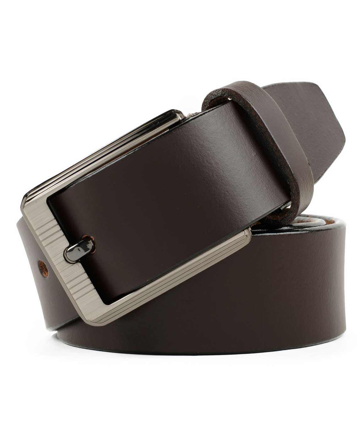 Winsome Deal Brown Leather Formal Belt For Men`s