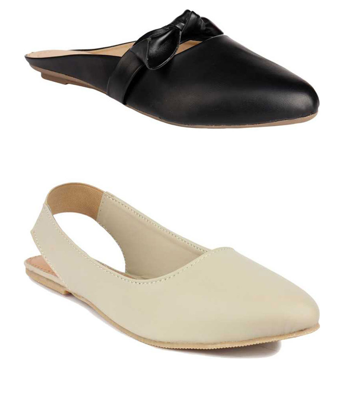WOMEN BELLIES (BLACK/CREAM)