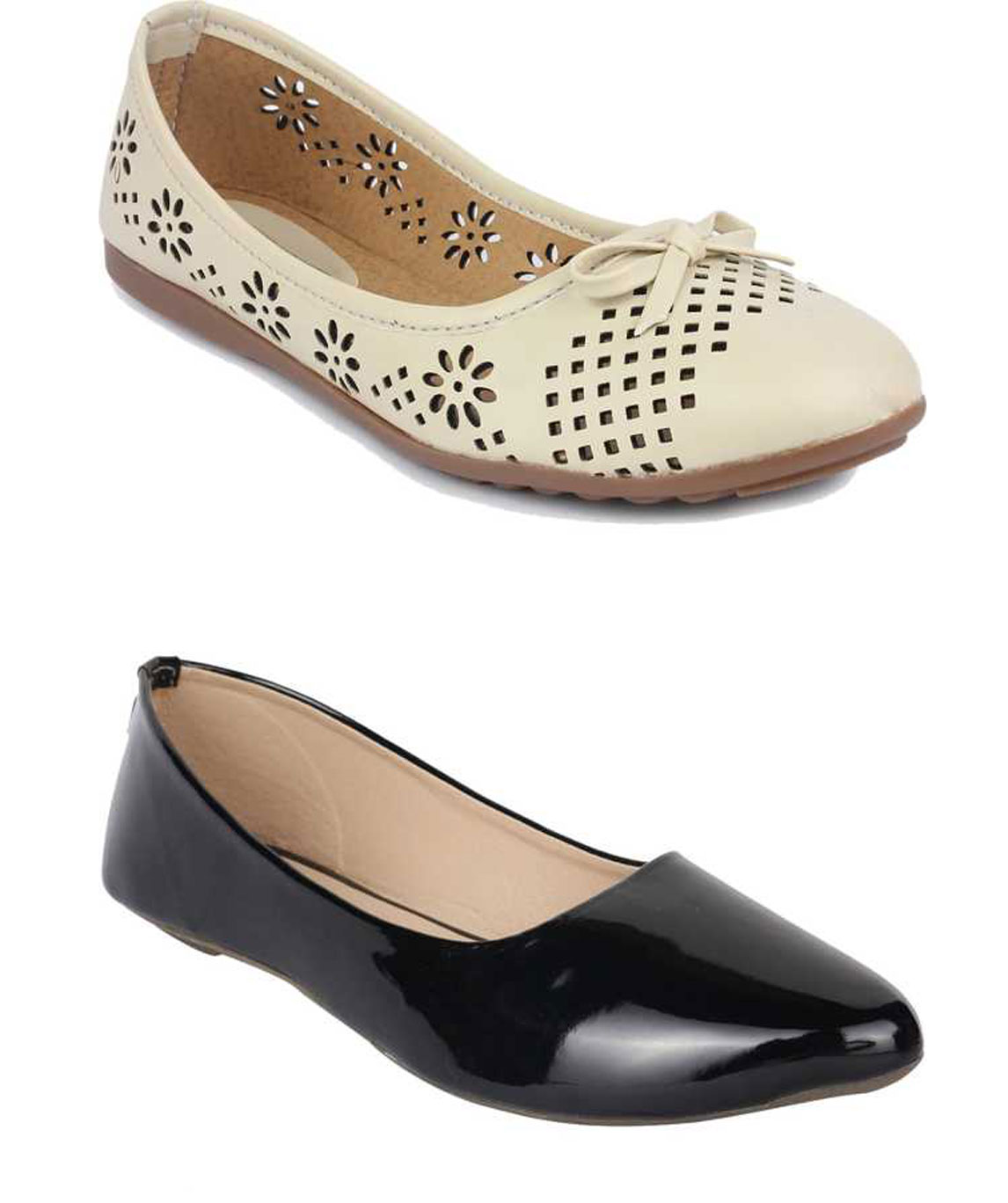 WOMEN BELLIES (BLACK/CREAM 2)