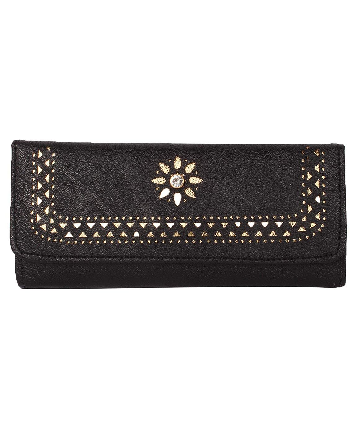 Women Girls Leather Wallets Lady Fashion Long Purse Handbag Women`s Clutches/Genuine Leather Wallet/Purse For Women and Girls(black)