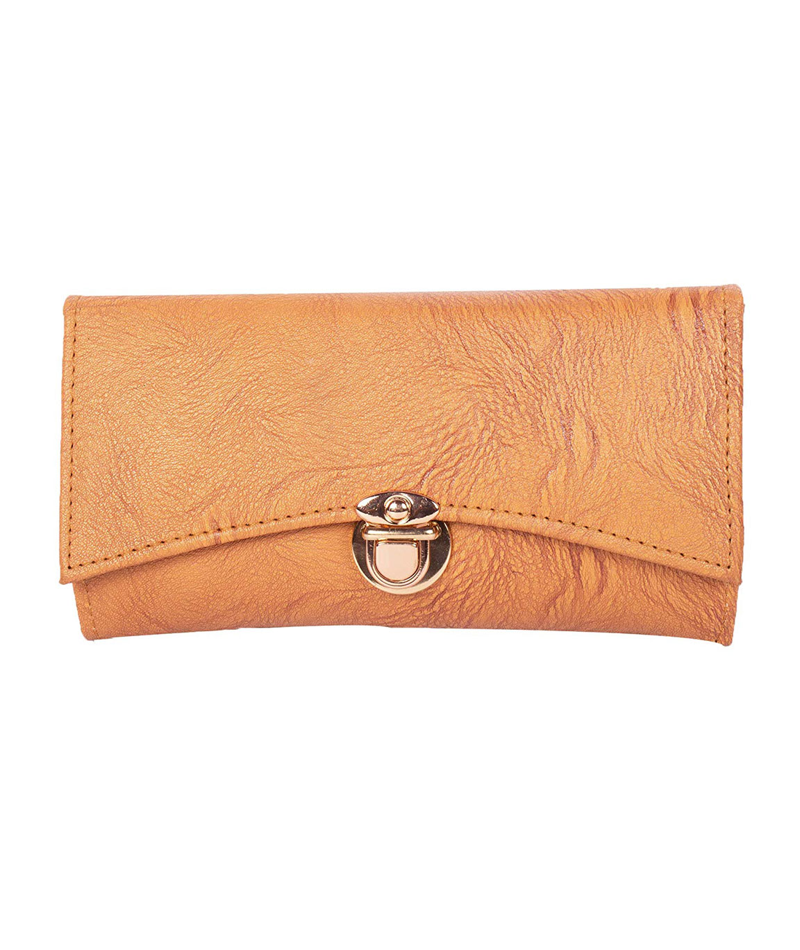 Women Girls Leather Wallets Lady Fashion Long Purse Handbag Women`s Clutches/Genuine Leather Wallet/Purse For Women and Girls(orange)