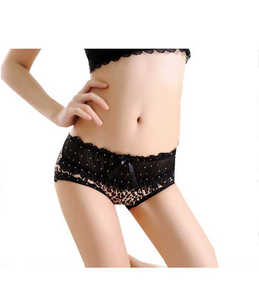 Women Hipster Black Panty  (Pack of 1)