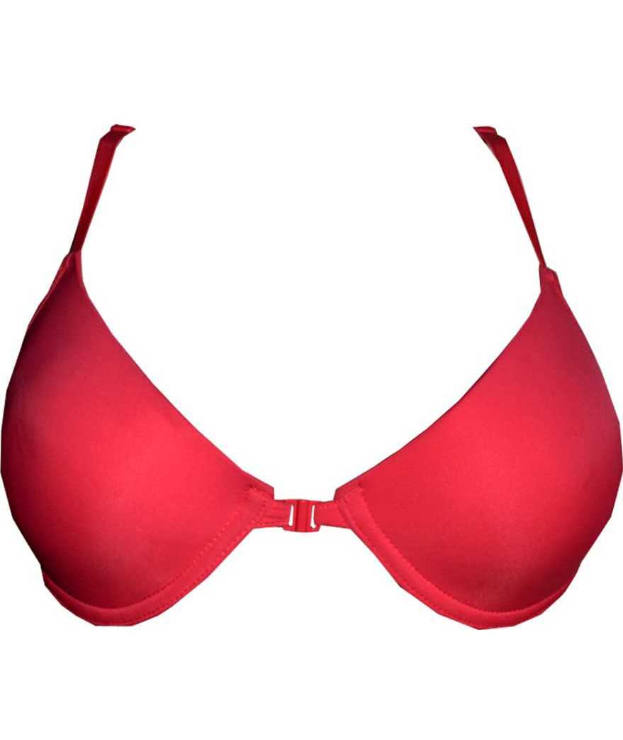 Women Plunge Lightly Padded Bra  (Pink)