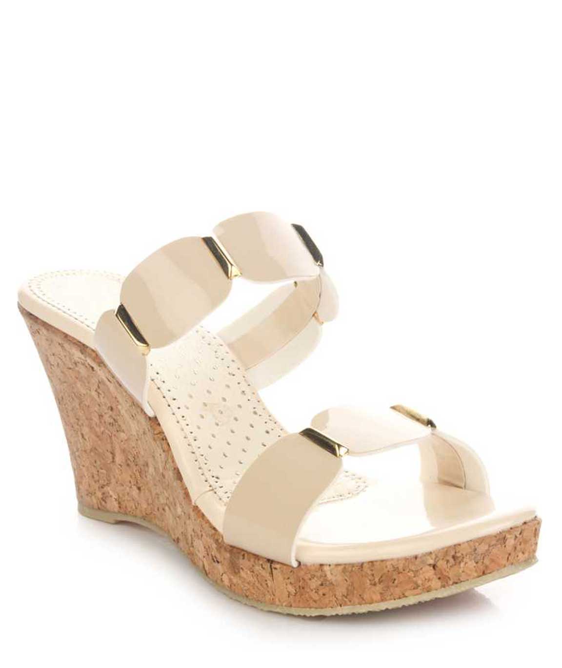 WOMEN WHITE WEDGES