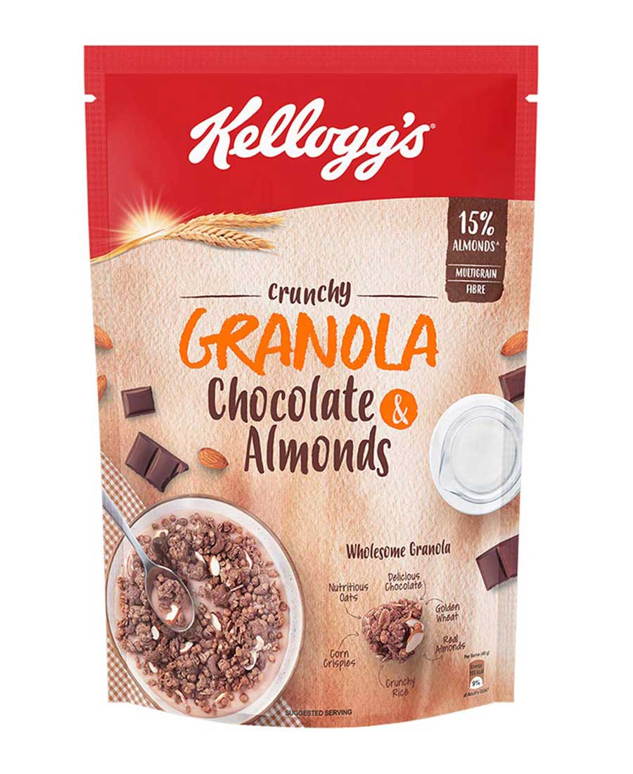 Kelloggs Crunchy Granola Chocolate & Almonds 