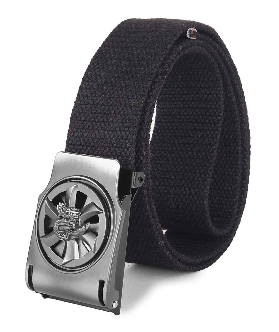 ZORO Mens cottan Black Belt Guarantee) - belts for mens - belts for men casual stylish - belts for men formal branded