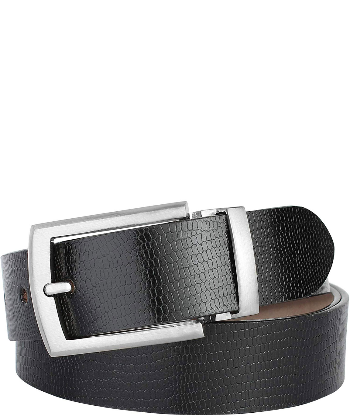 ZORO Men`s Genuine Leather Belt, (1 Year Guarantee) - belts for mens - belts for men casual stylish leather- belts for men formal branded, mens belt, black and brown belt, formal belt RT-04