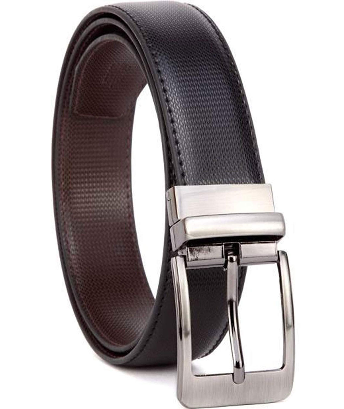 ZORO Men`s Vegan Leather Black Belt(1 Year Guarantee) - belts for mens - belts for men casual stylish leather- belts for men formal branded