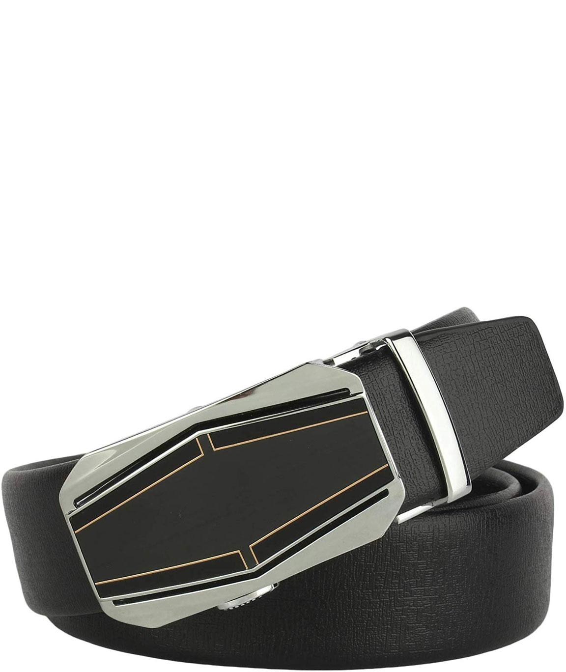 ZORO PU Leather Adjustable autlock ratched Buckle Belts Fashion Waist belt For Casual and Formal - Belt For Men, leather belt for men formal branded,gents belt, formal belt for mens