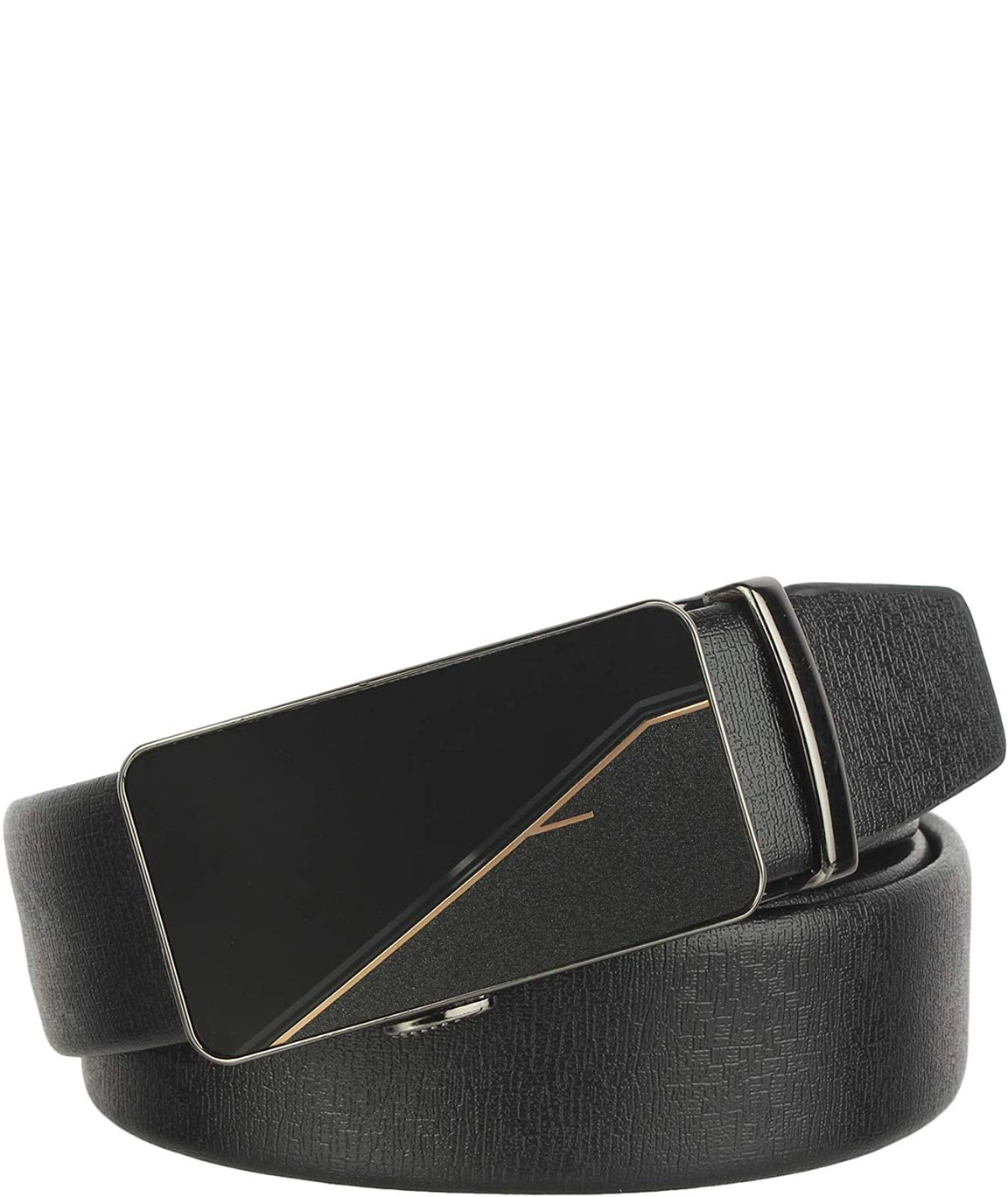 ZORO PU Leather Adjustable autlock ratched Buckle Belts Fashion Waist belt For Casual and Formal - Belt For Men, leather belt for men formal branded,gents belt, formal belt for mens