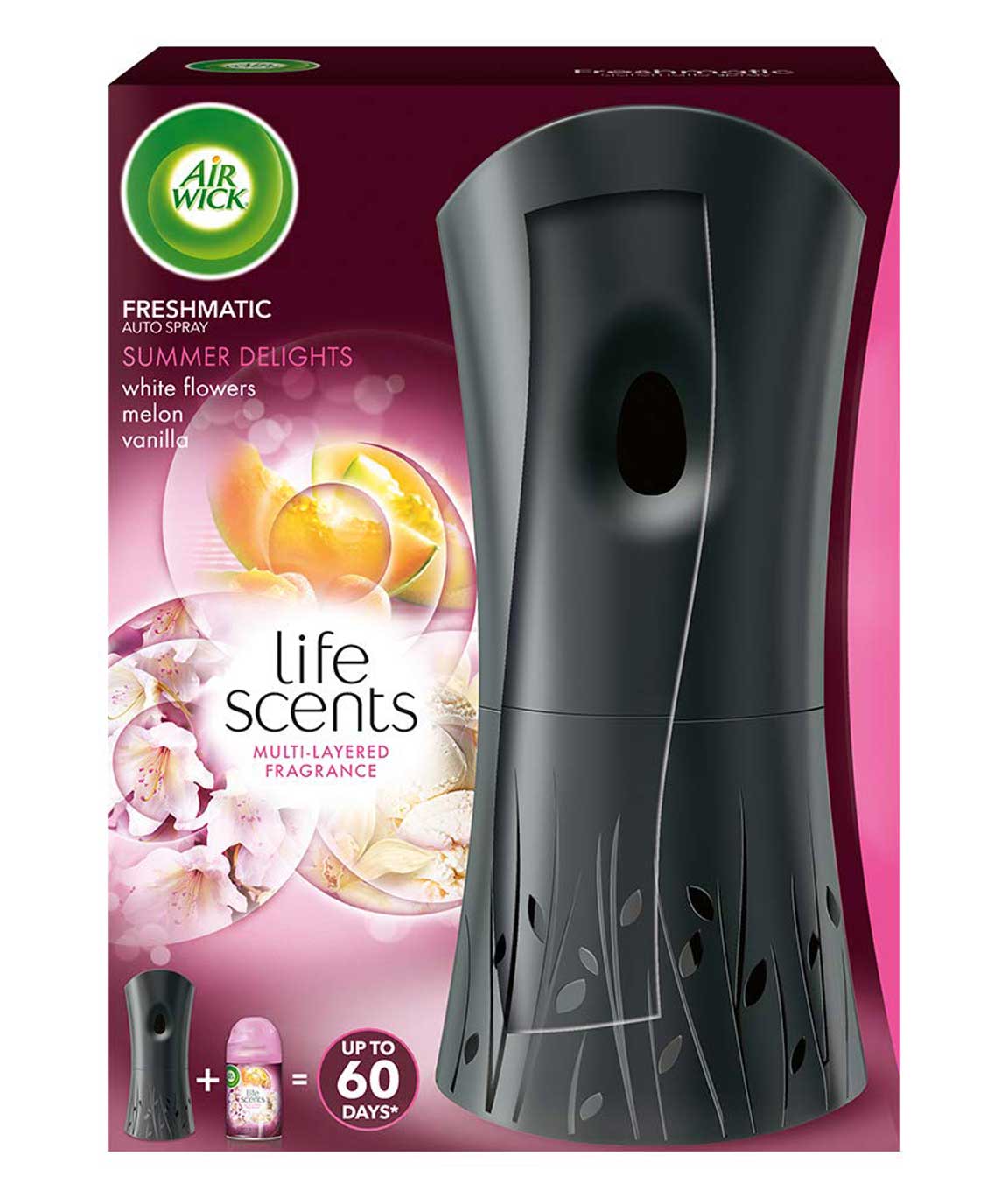 Airwick Scents of India Freshmatic Air Freshener Refill - 250 ml (Hills of  Munnar) & 'Scents of India' Freshmatic Air Freshner Refill, Aromas of  Kashmir - 250 ml Combo