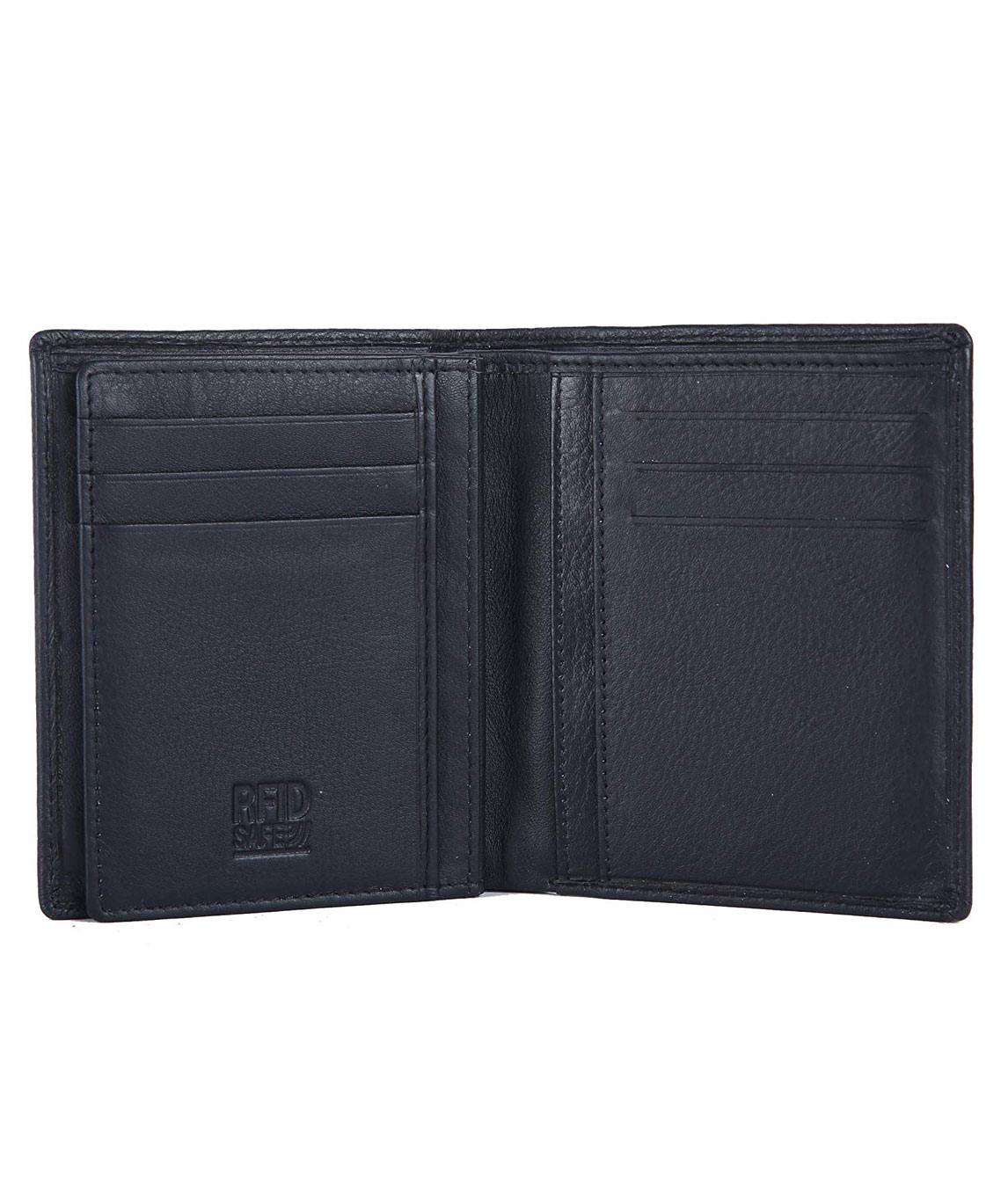 Buy Adamis Black Colour Pure Leather Wallet for Men (W256) Online