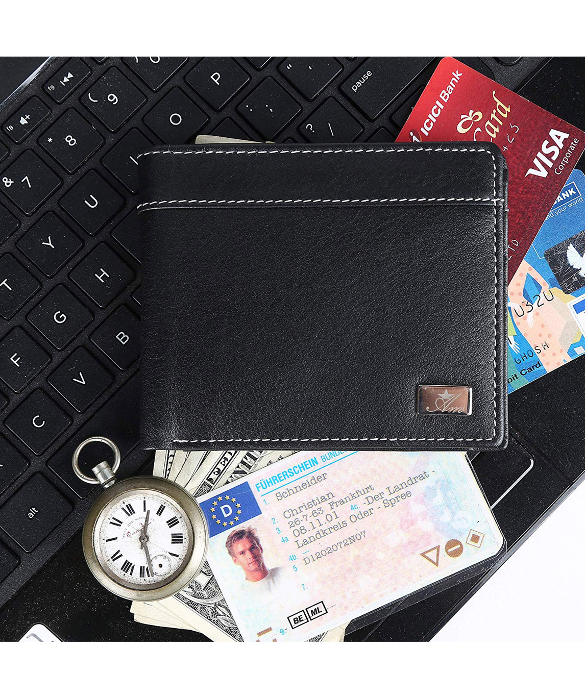 Nylon Trifold Casual Wallet for Male Men Women Young Novelty Money Bag Purse  Zipped Coin ID Card Holder Pocket Kids - Walmart.com