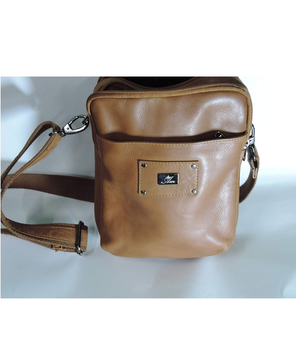 Buy DN Enterprises Mens Leather Handmade CrossBody Sling Bag  Beige  Online at Best Prices in India  JioMart
