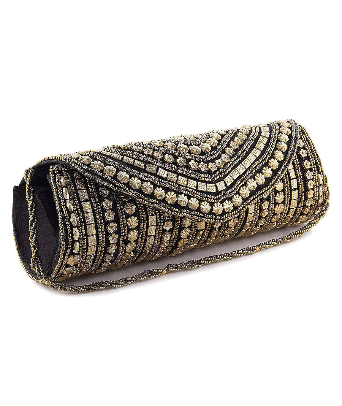 Buy Minimalist Black Clutch Purse, Bag With, Mid Century Design, Victorian  Inspired and Sling for Prom, Anniversary, Gifting and Evening Party. Online  in India - Etsy