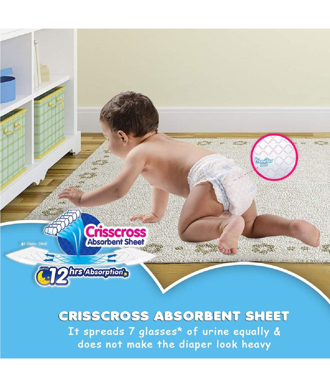 Buy MamyPoko Pants Extra Absorb Baby Diaper Box, Medium (7 - 12 kg), 152  Count Online at Low Prices in India - Amazon.in