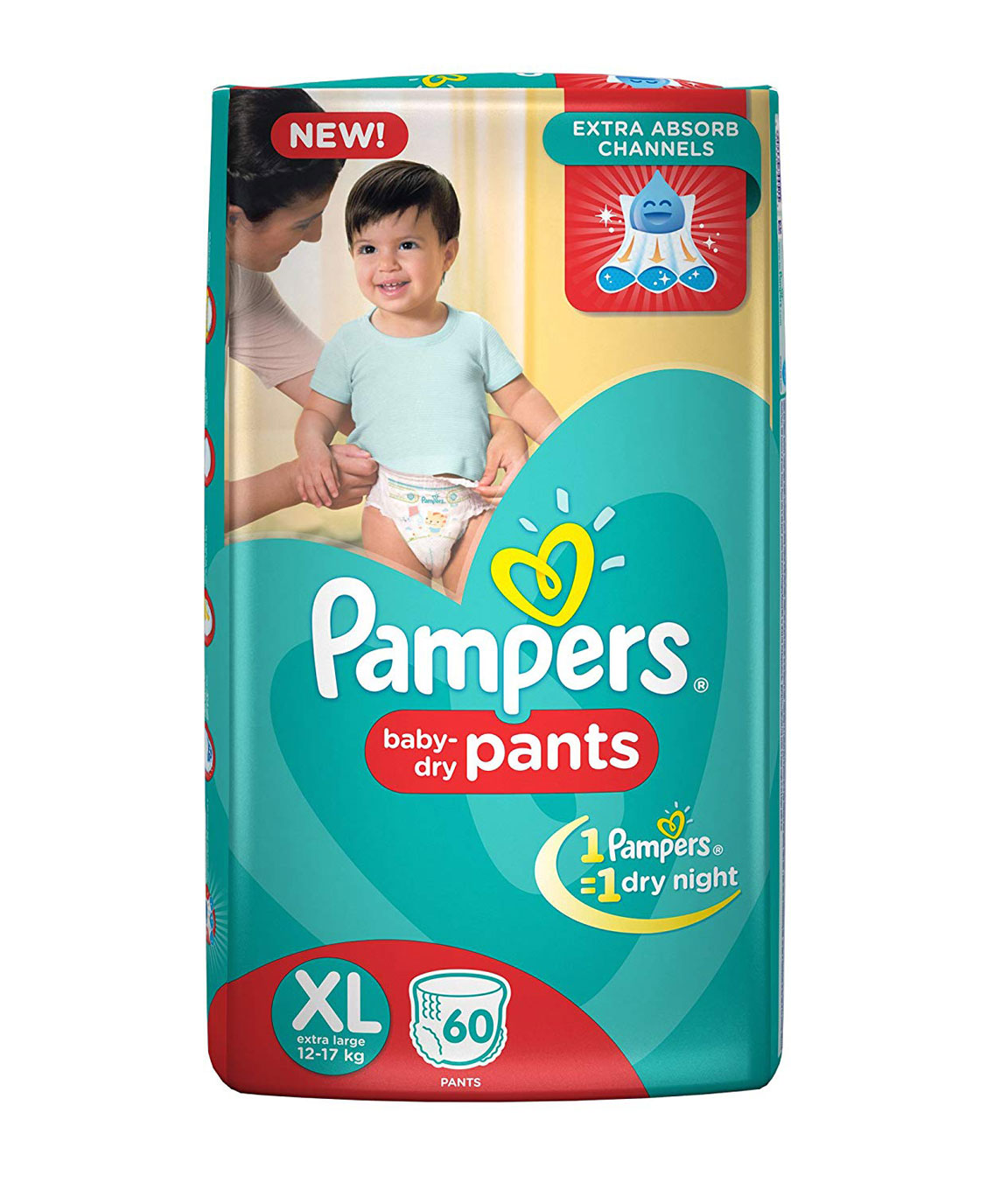Pampers All Round Protection Pants, Extra Large Size Baby Diapers (XL) |  RichesM Healthcare