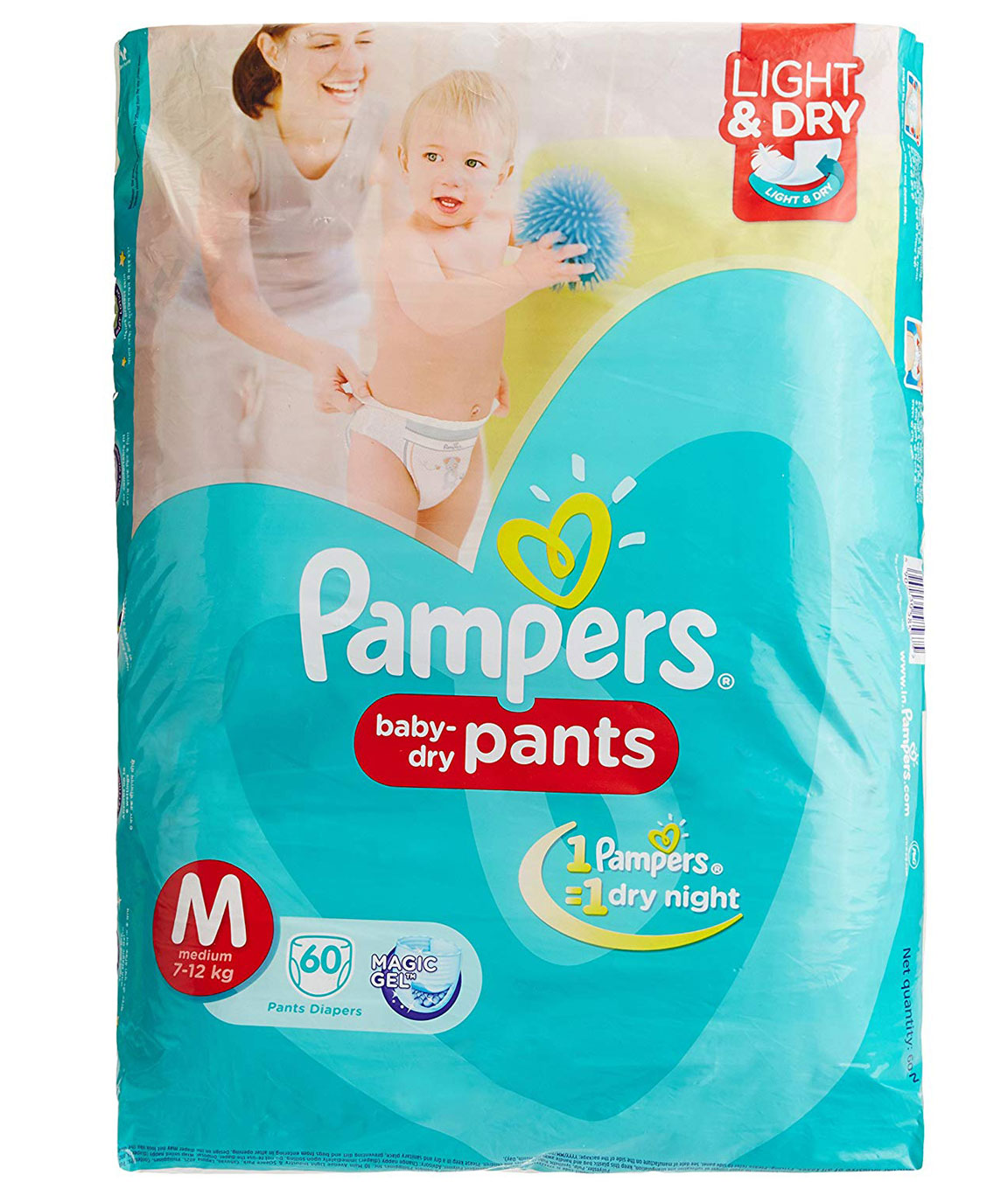 Buy LITTLE ANGEL EXTRA DRY BABY DIAPER PANTS WITH WETNESS INDICATOR, LARGE ( L) SIZE, 34 COUNT, 8-14 KG Online & Get Upto 60% OFF at PharmEasy
