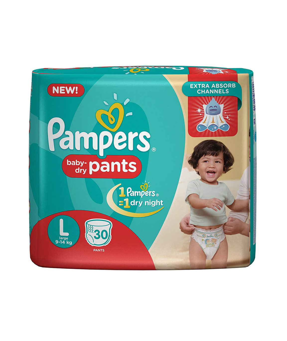 Buy Pampers All round Protection Pants, Large size baby diapers (LG), 42  Count, Anti Rash diapers, Lotion with Aloe VeraAll round Protection Pants, Large  size baby diapers L- 42 Count, Anti Rash