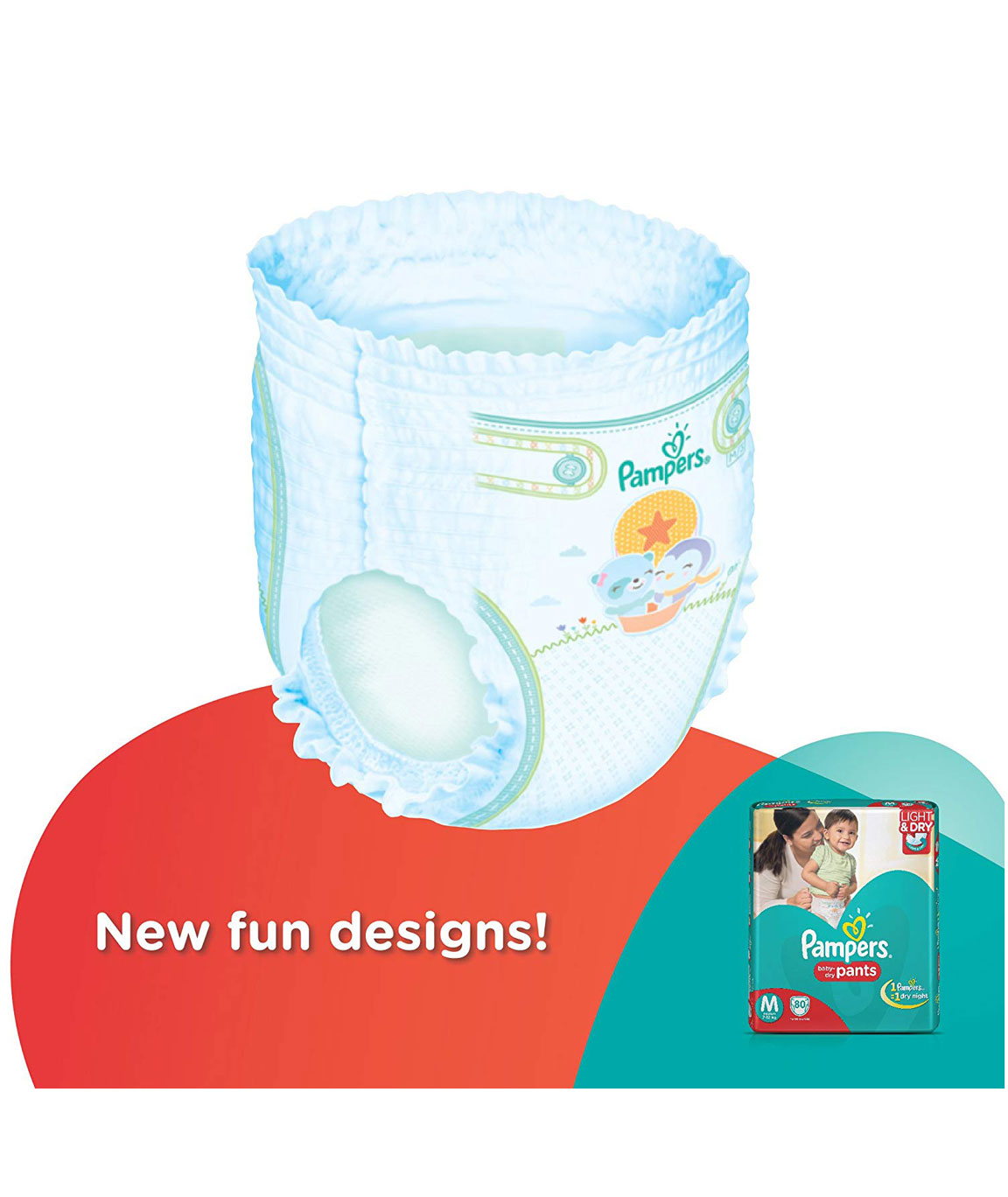 Buy Pampers All-Round Protection Pants (M) 68 count (7 - 12 kg) Online at  Best Prices in India - JioMart.